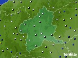 2020年07月01日の群馬県のアメダス(風向・風速)