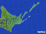 道東のアメダス実況(降水量)(2020年07月02日)