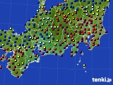 東海地方のアメダス実況(日照時間)(2020年07月02日)