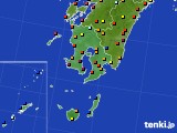 2020年07月02日の鹿児島県のアメダス(日照時間)