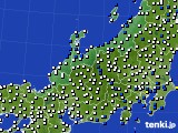 北陸地方のアメダス実況(風向・風速)(2020年07月02日)