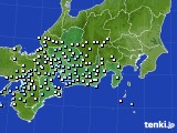 2020年07月03日の東海地方のアメダス(降水量)