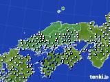 中国地方のアメダス実況(降水量)(2020年07月03日)