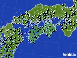 2020年07月03日の四国地方のアメダス(降水量)