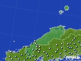 2020年07月03日の島根県のアメダス(降水量)