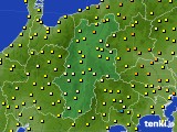 長野県のアメダス実況(気温)(2020年07月03日)