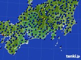 2020年07月04日の東海地方のアメダス(日照時間)