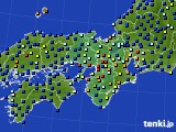 2020年07月05日の近畿地方のアメダス(日照時間)