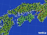 四国地方のアメダス実況(日照時間)(2020年07月05日)