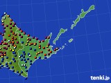 道東のアメダス実況(日照時間)(2020年07月05日)