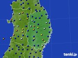 岩手県のアメダス実況(日照時間)(2020年07月05日)