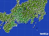 東海地方のアメダス実況(風向・風速)(2020年07月05日)