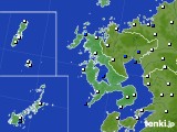 長崎県のアメダス実況(風向・風速)(2020年07月05日)