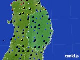 岩手県のアメダス実況(日照時間)(2020年07月06日)