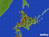 アメダス実況(気温)(2020年07月06日)