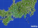 東海地方のアメダス実況(風向・風速)(2020年07月06日)