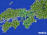 2020年07月06日の近畿地方のアメダス(風向・風速)