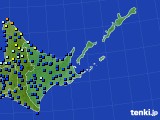 2020年07月07日の道東のアメダス(日照時間)