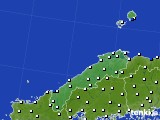 島根県のアメダス実況(風向・風速)(2020年07月07日)