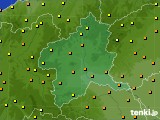 群馬県のアメダス実況(気温)(2020年07月08日)