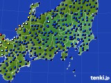 関東・甲信地方のアメダス実況(日照時間)(2020年07月09日)