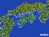 2020年07月09日の四国地方のアメダス(日照時間)