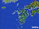 九州地方のアメダス実況(日照時間)(2020年07月09日)