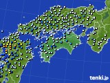 四国地方のアメダス実況(降水量)(2020年07月10日)