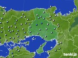 兵庫県のアメダス実況(降水量)(2020年07月10日)