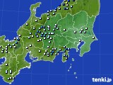 関東・甲信地方のアメダス実況(降水量)(2020年07月11日)