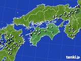 2020年07月11日の四国地方のアメダス(降水量)