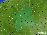 群馬県のアメダス実況(気温)(2020年07月11日)