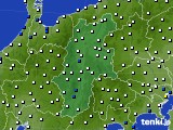 長野県のアメダス実況(風向・風速)(2020年07月11日)