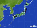 アメダス実況(降水量)(2020年07月12日)