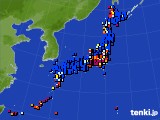 アメダス実況(日照時間)(2020年07月12日)