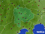 山梨県のアメダス実況(日照時間)(2020年07月12日)
