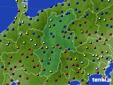 長野県のアメダス実況(日照時間)(2020年07月12日)