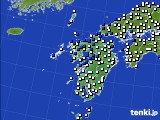 九州地方のアメダス実況(風向・風速)(2020年07月13日)