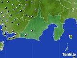 静岡県のアメダス実況(降水量)(2020年07月14日)