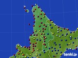 道北のアメダス実況(日照時間)(2020年07月14日)