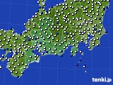 東海地方のアメダス実況(風向・風速)(2020年07月15日)