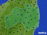 福島県のアメダス実況(日照時間)(2020年07月16日)