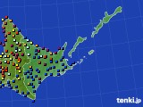 2020年07月16日の道東のアメダス(日照時間)