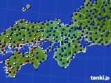 2020年07月17日の近畿地方のアメダス(日照時間)