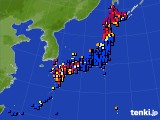 アメダス実況(日照時間)(2020年07月17日)