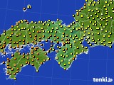 近畿地方のアメダス実況(気温)(2020年07月17日)
