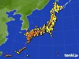 アメダス実況(気温)(2020年07月17日)