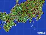 東海地方のアメダス実況(日照時間)(2020年07月19日)
