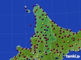 2020年07月19日の道北のアメダス(日照時間)