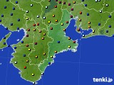 三重県のアメダス実況(日照時間)(2020年07月20日)